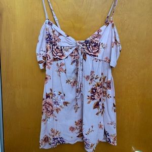 cute floral tank top